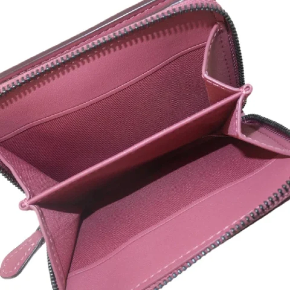 Coach Pre-owned Canvas wallets Pink Dames