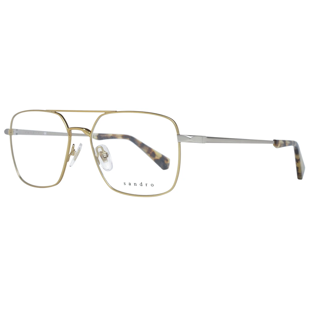 Sandro Gouden Aviator Optische Brillen voor Mannen Yellow Heren