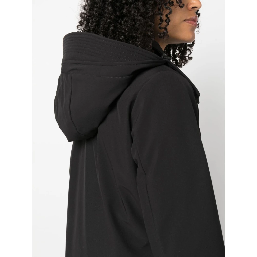 Woolrich Zwarte Trench Jas voor Mannen Black Dames