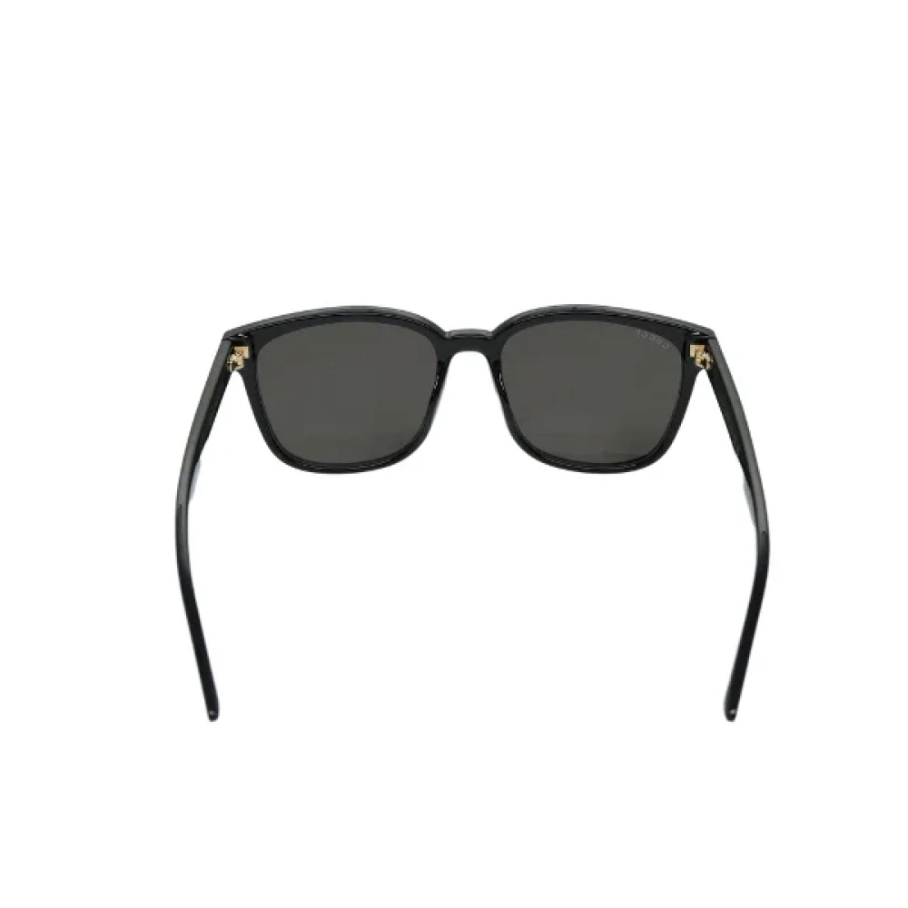 Gucci Vintage Pre-owned Plastic sunglasses Black Dames