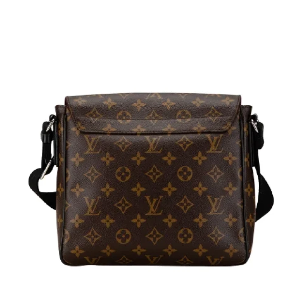 Louis Vuitton Vintage Pre-owned Canvas shoulder-bags Brown Dames