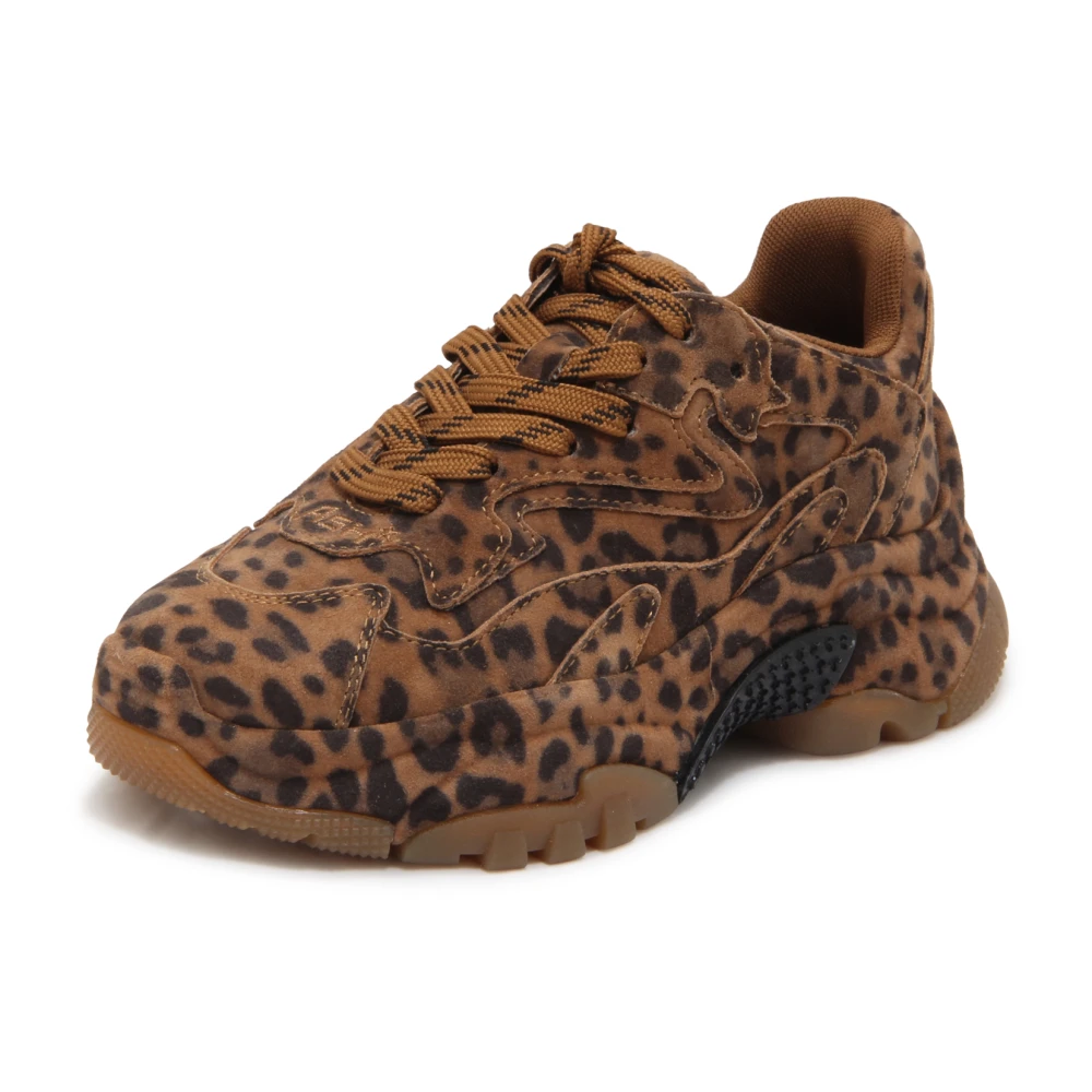 ASH Addict Bis Wild Suede Leopardo Dames Schoenen Bruin