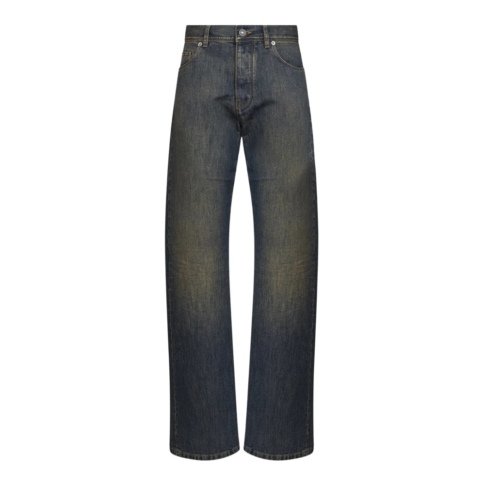 Fendi , Straight Fit Jeans, Female, Blue, W26, Long Jeans