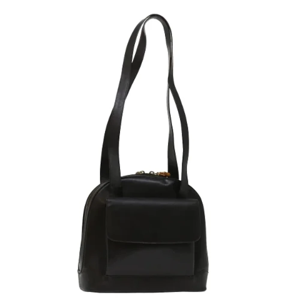 Gucci Vintage Pre-owned Leather shoulder-bags Brown Dames