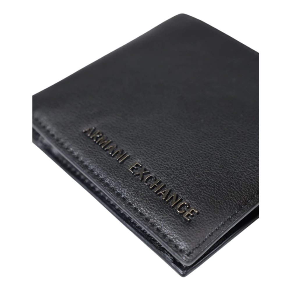 Armani Exchange Polyester Portemonnee Collectie Zonder Heren Portemonnee Black Heren