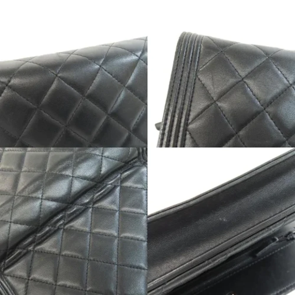 Chanel Vintage Pre-owned Leather chanel-bags Black Dames