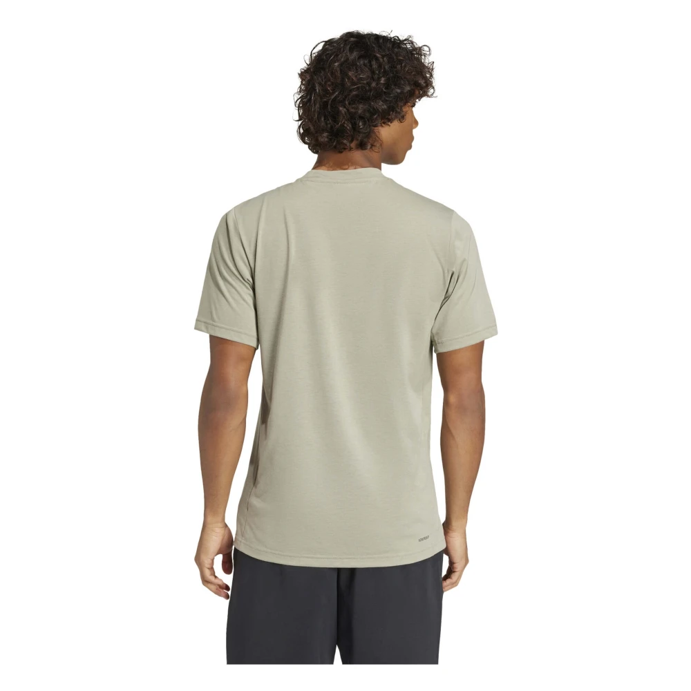 Adidas Trein Essentials Camo Grafisch Logo T-shirt Green Heren