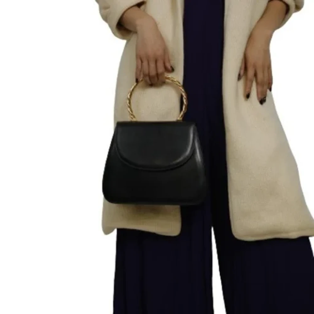 Salvatore Ferragamo Pre-owned Fabric handbags Black Dames