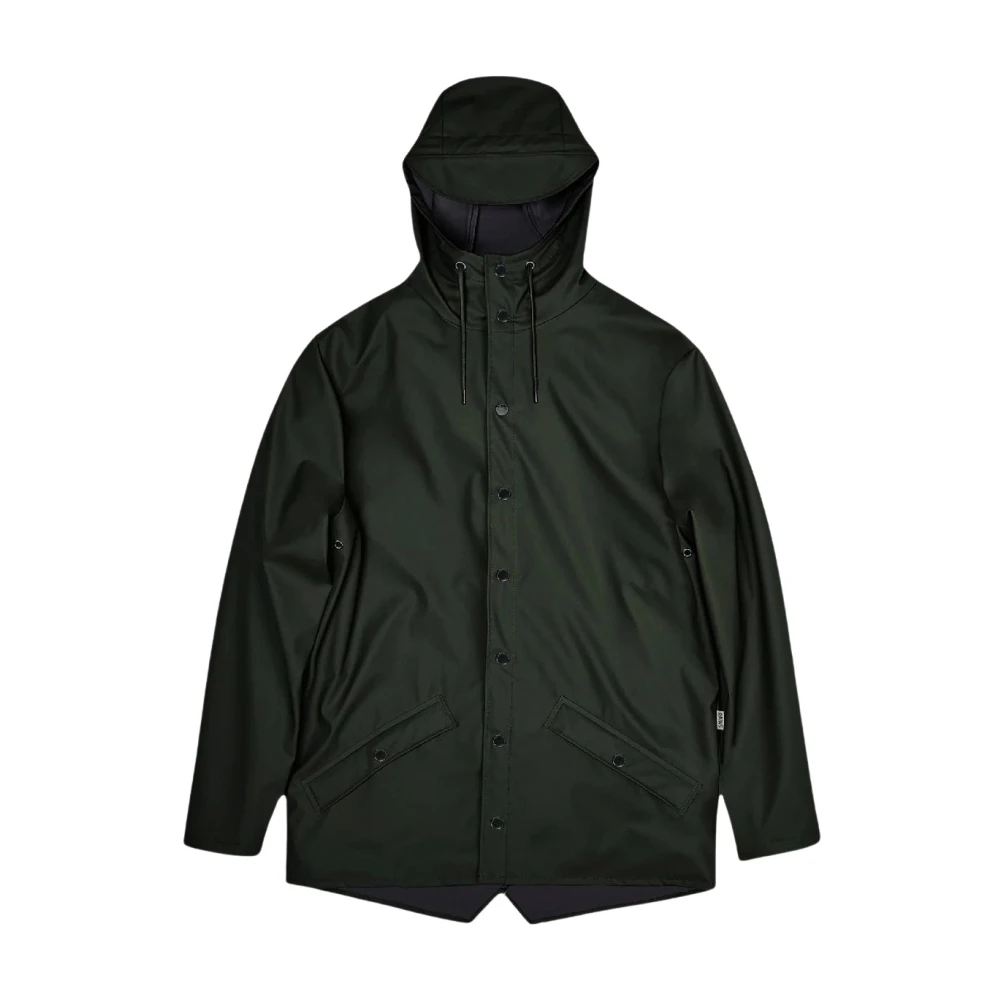 Rains Unisex Verde Giacca Impermeabile - Immagine 6