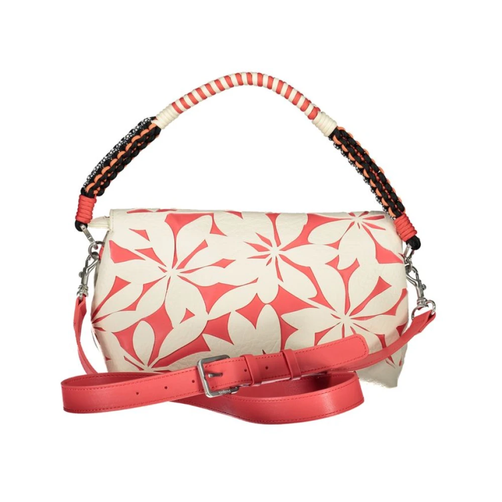 Desigual Witte Handtas met Schouderband Multicolor Dames
