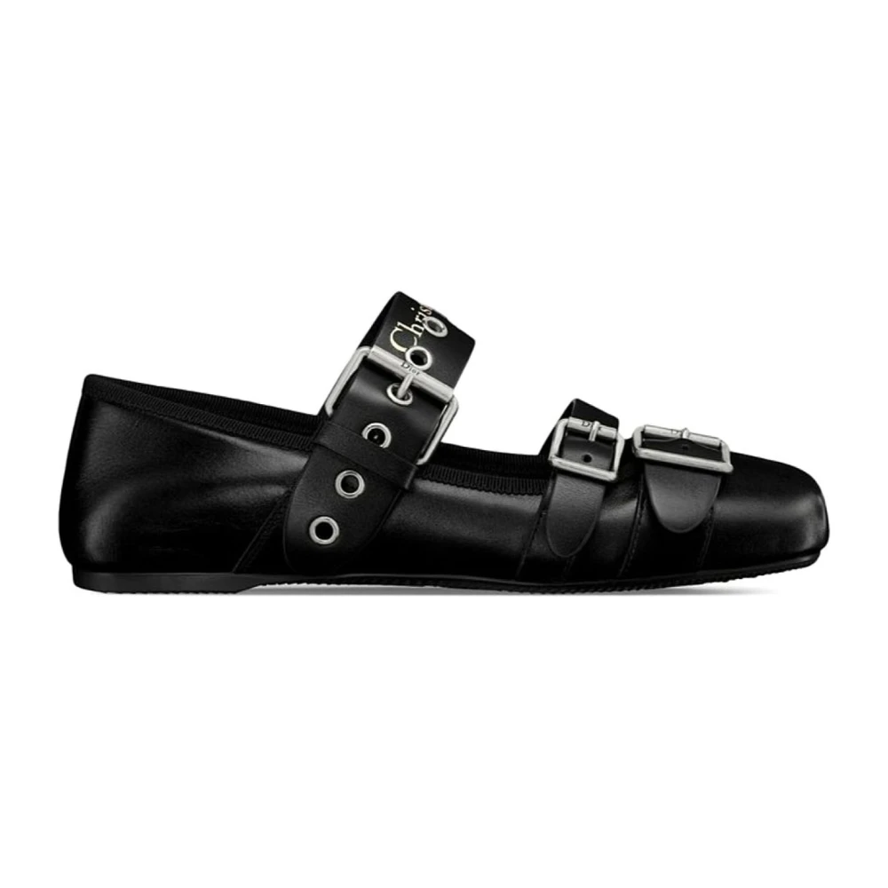Dior Women's Black Ballerina Shoes, 4 Uk, Scarpa