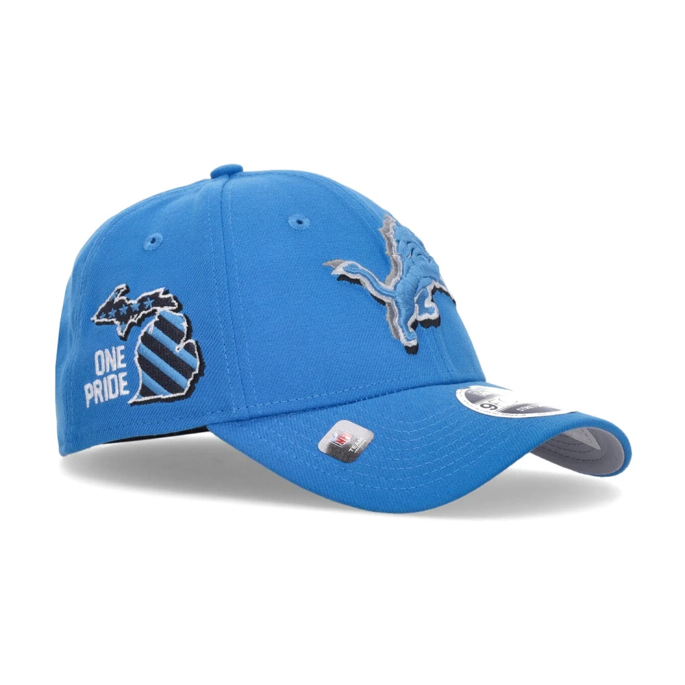 new era Gebogen Visor Hat NFL Draft Teamkleuren Blue Heren