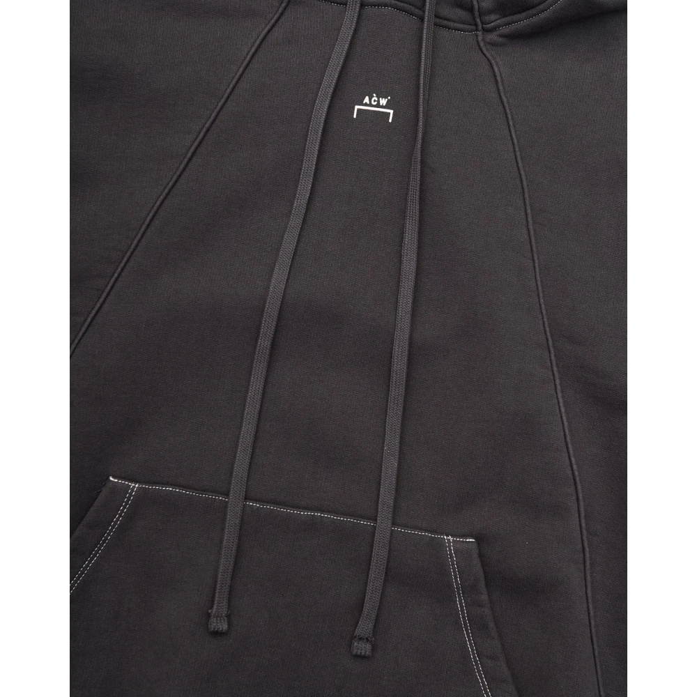 A-Cold-Wall Zwarte Millbank Hoodie 100% Katoen Gray Heren