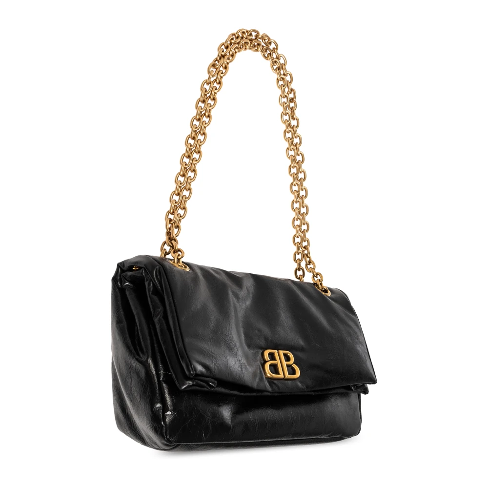 Balenciaga Schoudertas Monaco Black Dames