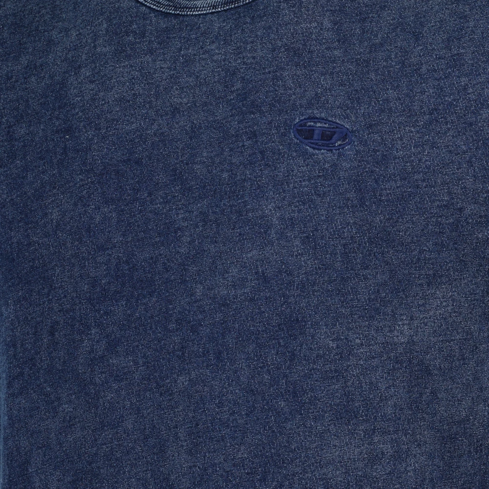 Diesel Blauw T-adjind T-shirt Lente-Zomer 2025 Blue Heren