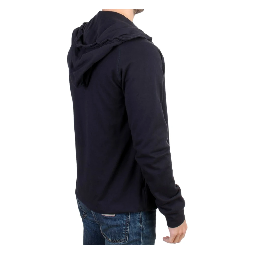 Costume National Blauwe Katoenen Hoodie Elegante Stijl Blue Heren