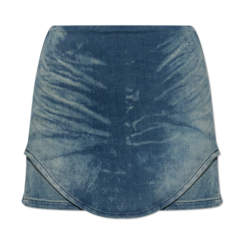Diesel Kvinno Blå Shorts Dam, W24, Denim, Shorts De-Kayla-S
