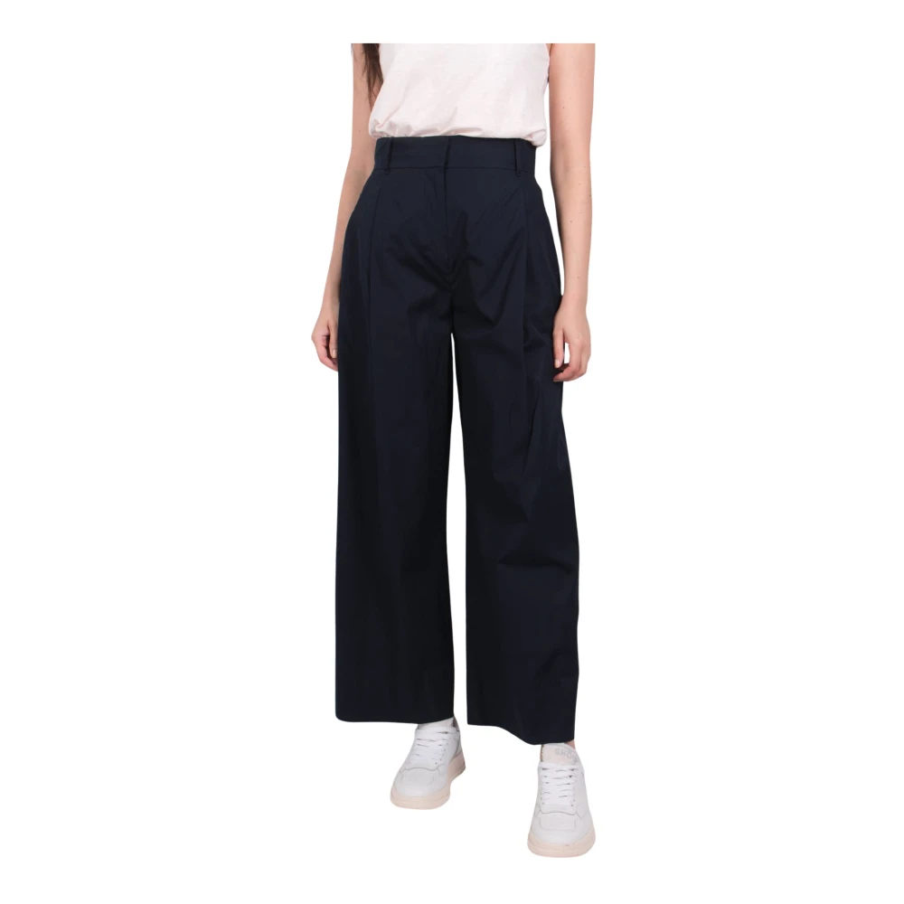 Max Mara Weekend Marlene ZEO Marine Stijlvolle Jurk Blue Dames