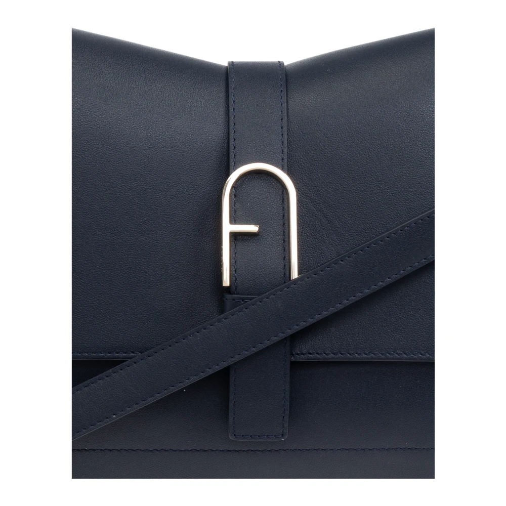 Furla Schoudertas Flow Groot Blue Dames