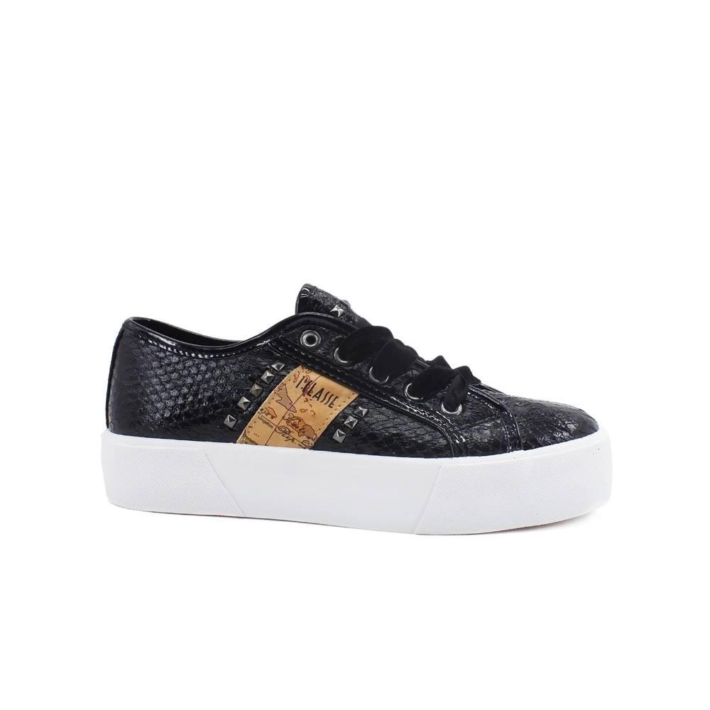Alviero Martini 1a Classe Platform Sneaker Dames Schoenen Zwart