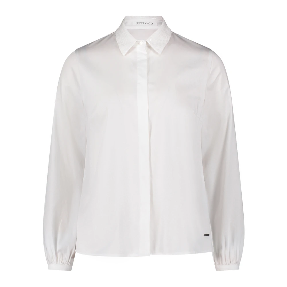 Betty & Co Blouse met pailletten White Dames
