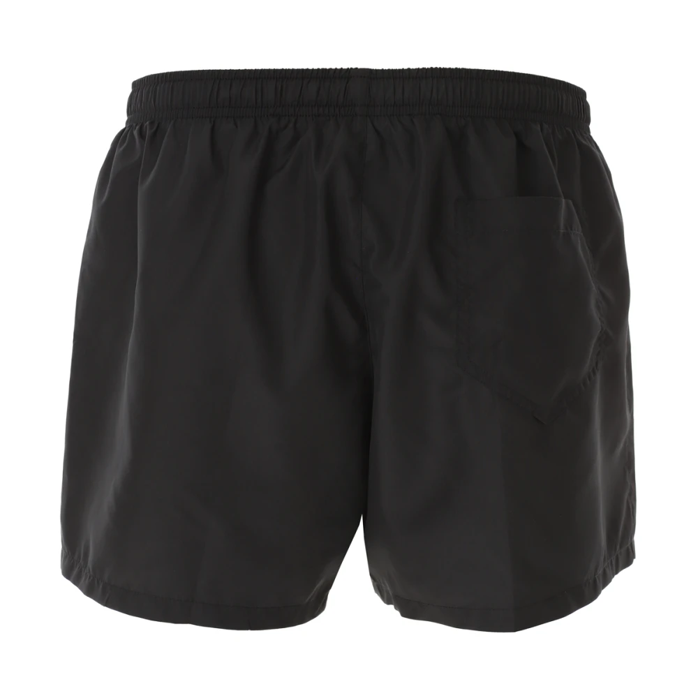 Moschino Stijlvolle zwemkleding Boxer Mare collectie Black Heren