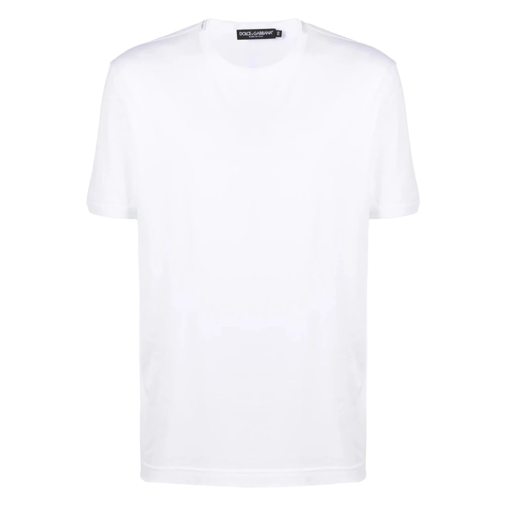 Dolce & Gabbana Witte T-shirts en Polos White Heren