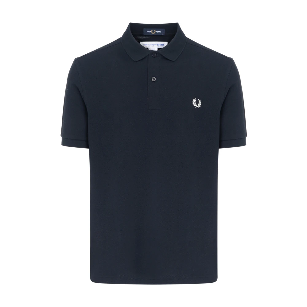 Comme des Garçons Navy Gebreid Heren T-Shirt Blue Heren