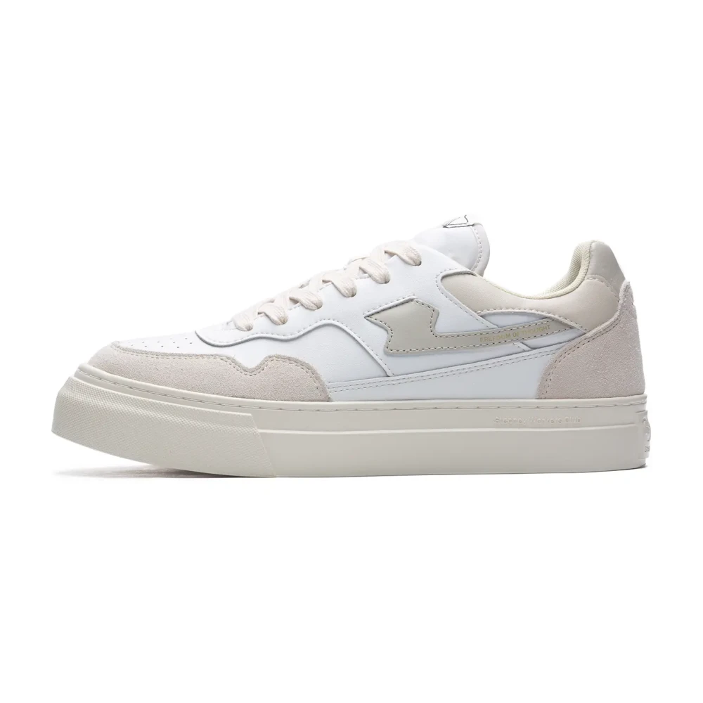 S.w.c. Stepney Workers Club Witte leren sneakers S-Strike model Heren Schoenen