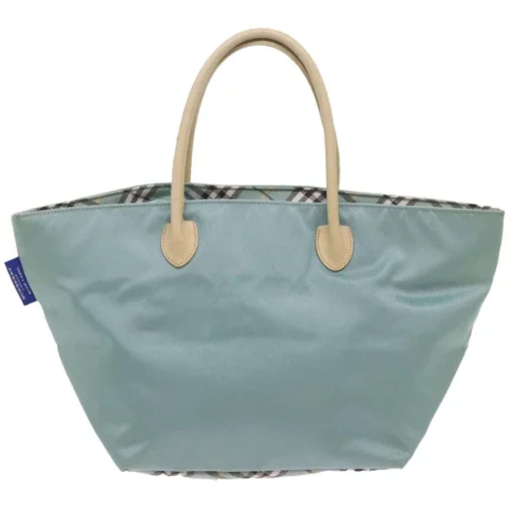 Burberry Vintage Pre-owned Fabric totes Blue Dames