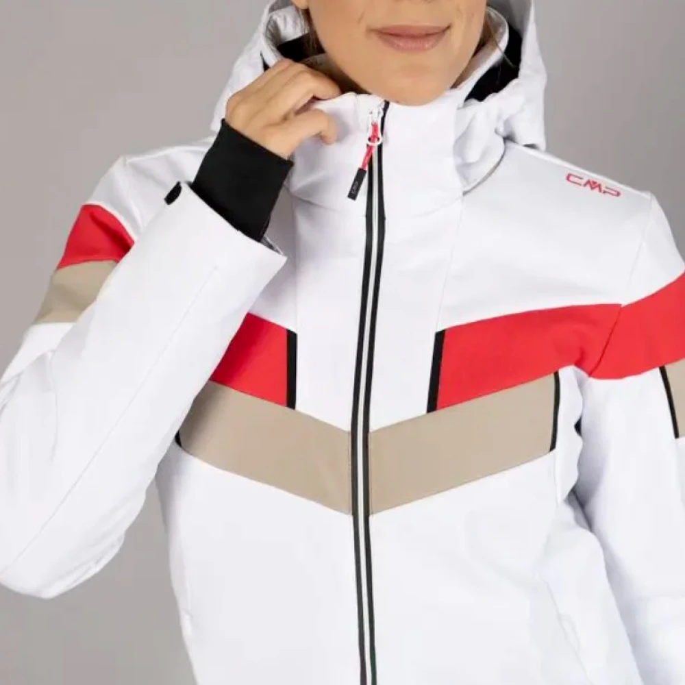 CMP Witte Winterjas High-Loft Technologie White Dames