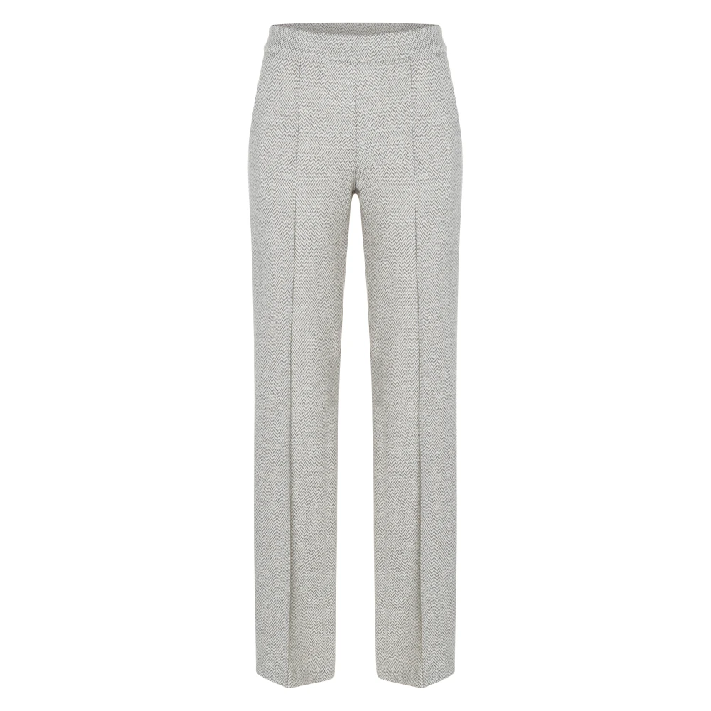 MAC Premium Jersey Check Chiara Stijl Gray Dames