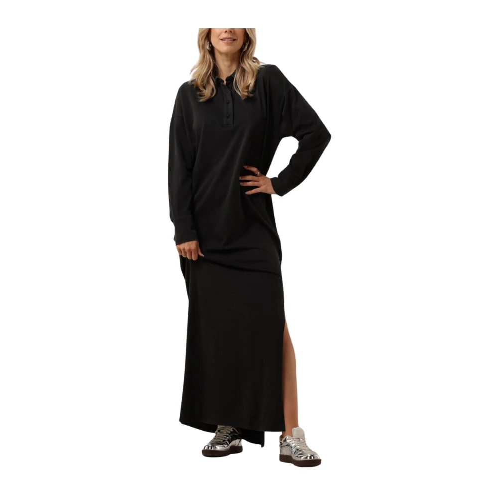 Alix The Label Gebreide Maxi Polojurk Gray Dames