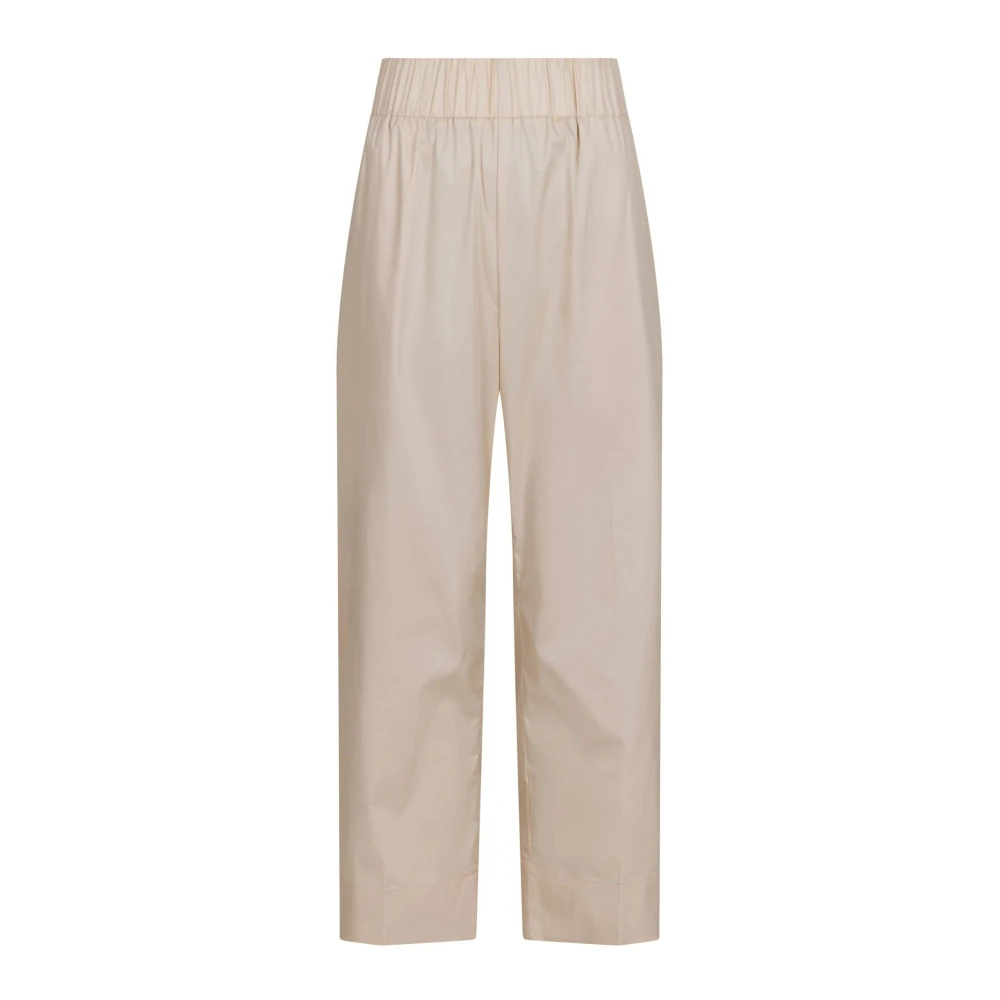 NEO NOIR Wide Trousers Beige Dames