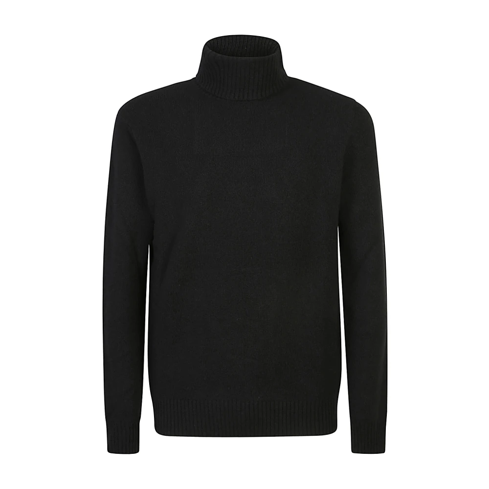 Roberto Collina Zwarte Sweaters voor Mannen Black Heren