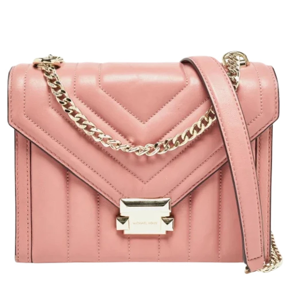Michael Kors Pre-owned Leather shoulder-bags Pink Dames
