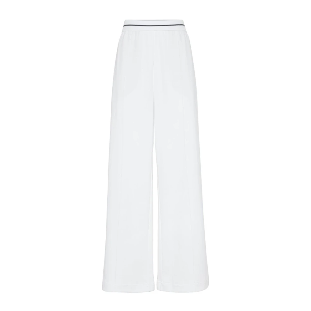 BRUNELLO CUCINELLI Witte sportbroek White Dames