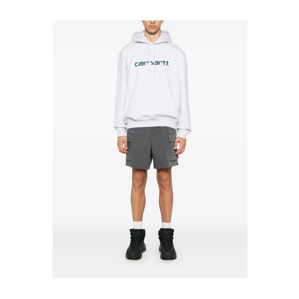 Carhartt WIP Balto Denim Shorts Gray Heren