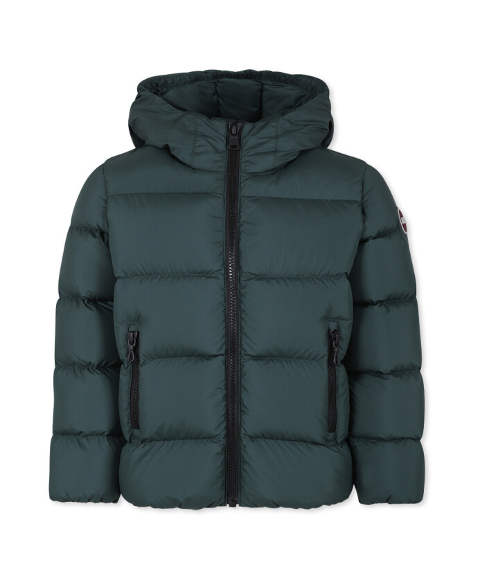 doudoune-verte-matelassee-a-capuche