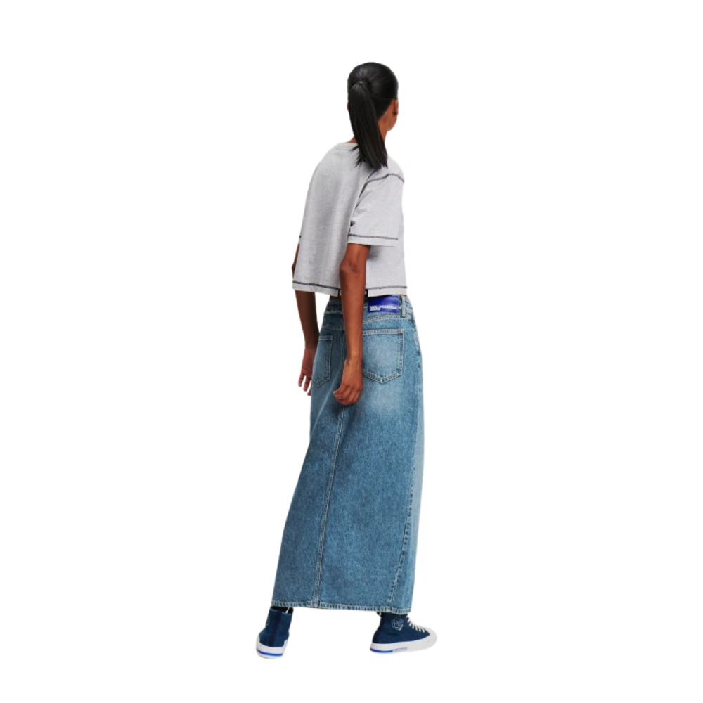 Karl Lagerfeld Rok van denim Blue Dames