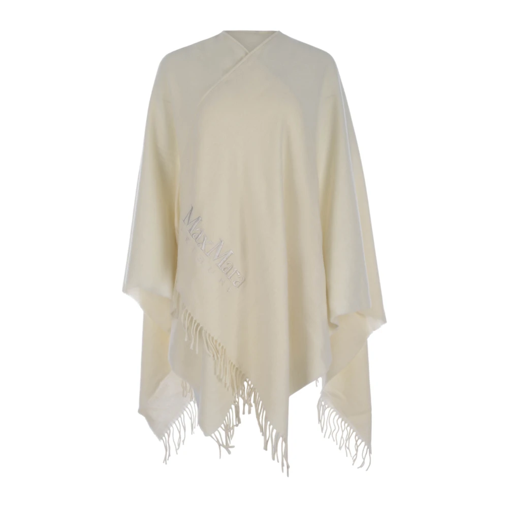 Max Mara Witte Mantel Mantella Martora Room White Dames