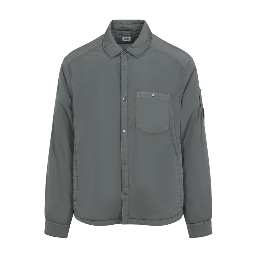 C.p. Company Men's Gray Light Jackets, M, Stylish Grey Jacket For