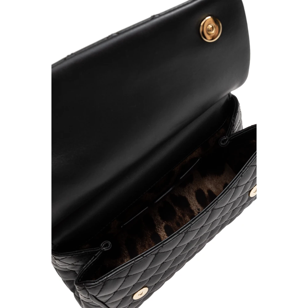 Dolce & Gabbana Schoudertas Sicily Medium Black Dames
