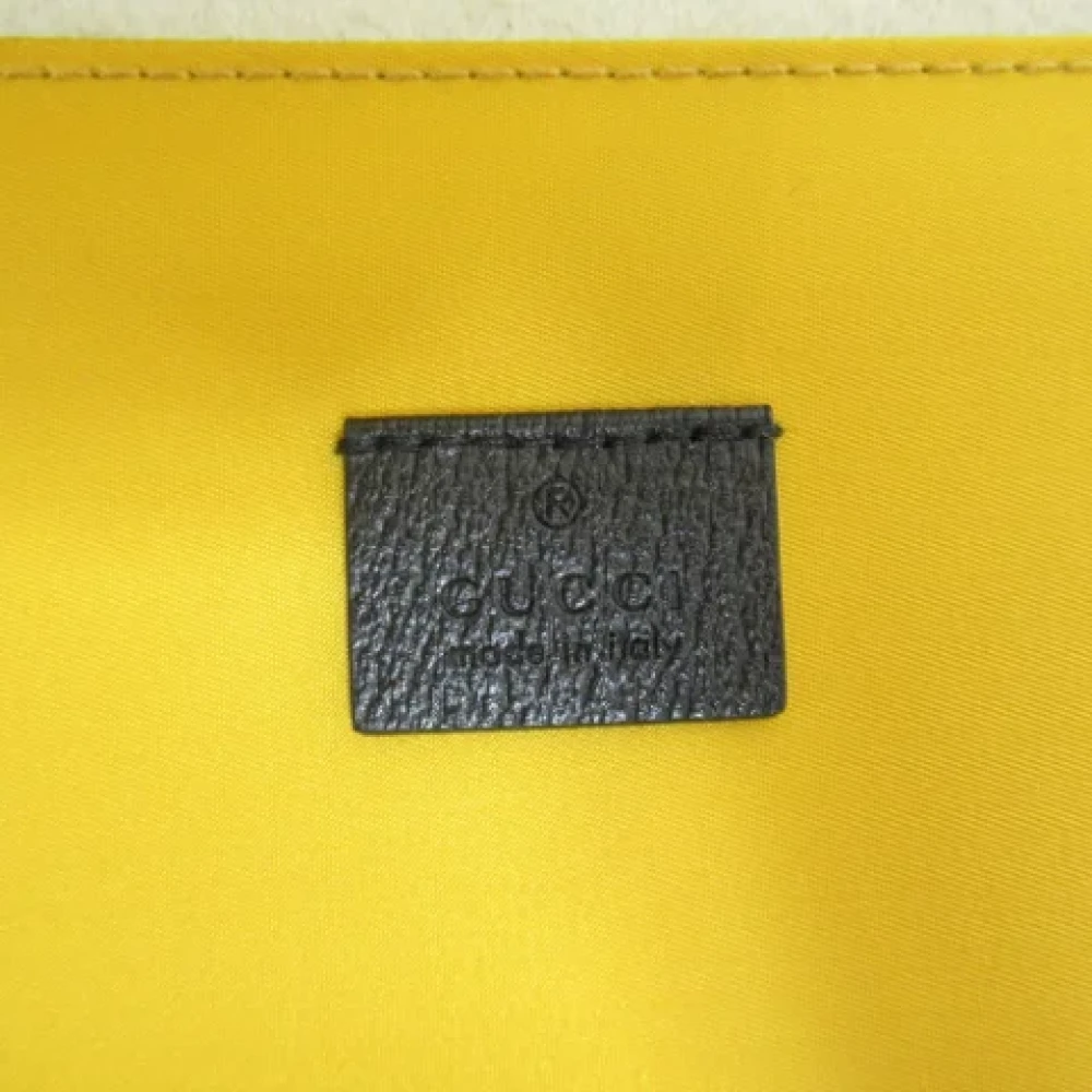 Gucci Vintage Pre-owned Fabric totes Yellow Dames