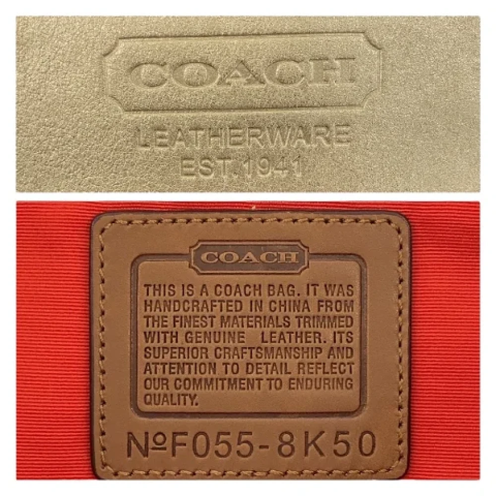 Coach Pre-owned Canvas totes Beige Dames