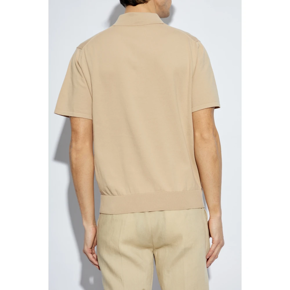 Paul Smith Katoenen polo Beige Heren