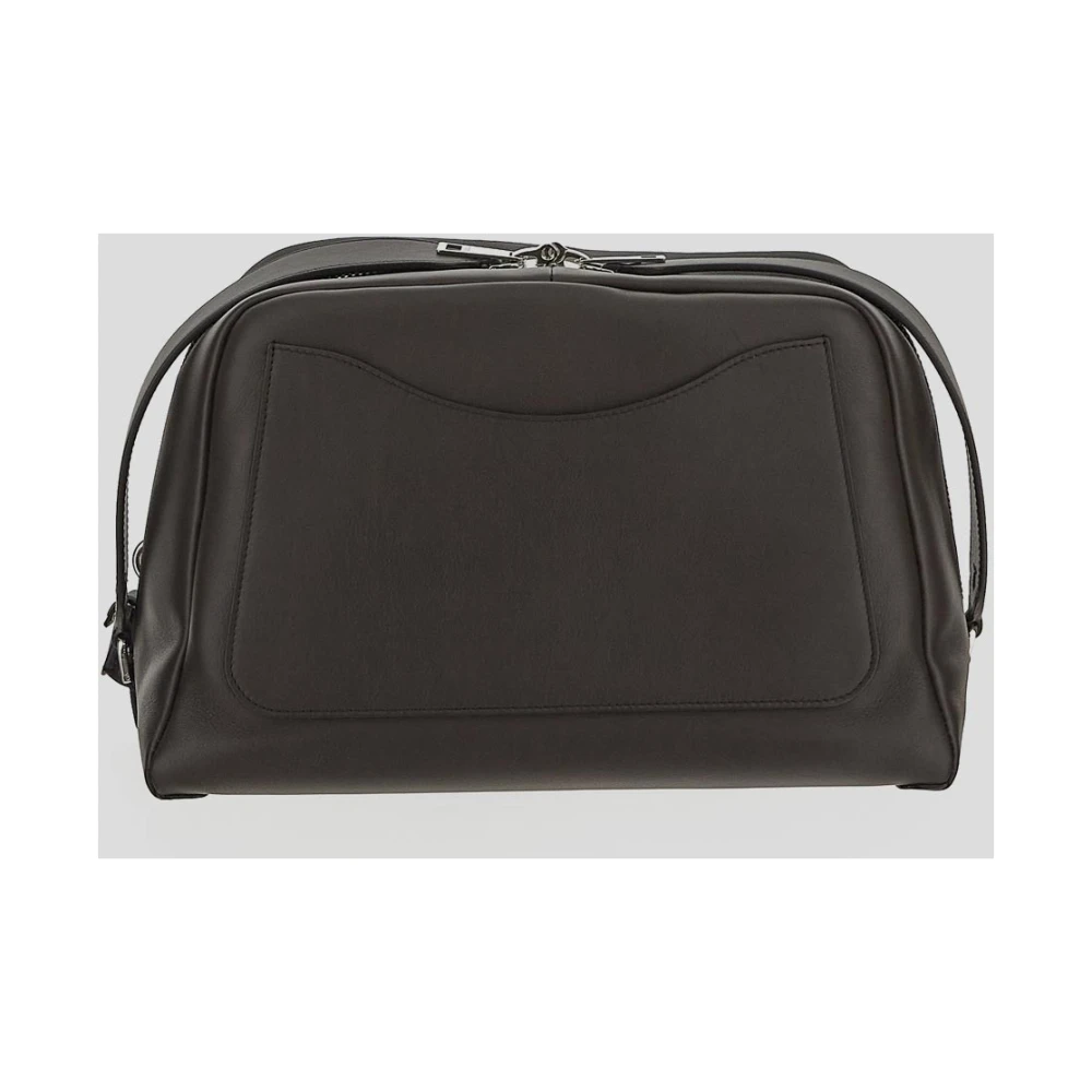 TOD'S Leren Pouch Tas Brown Dames