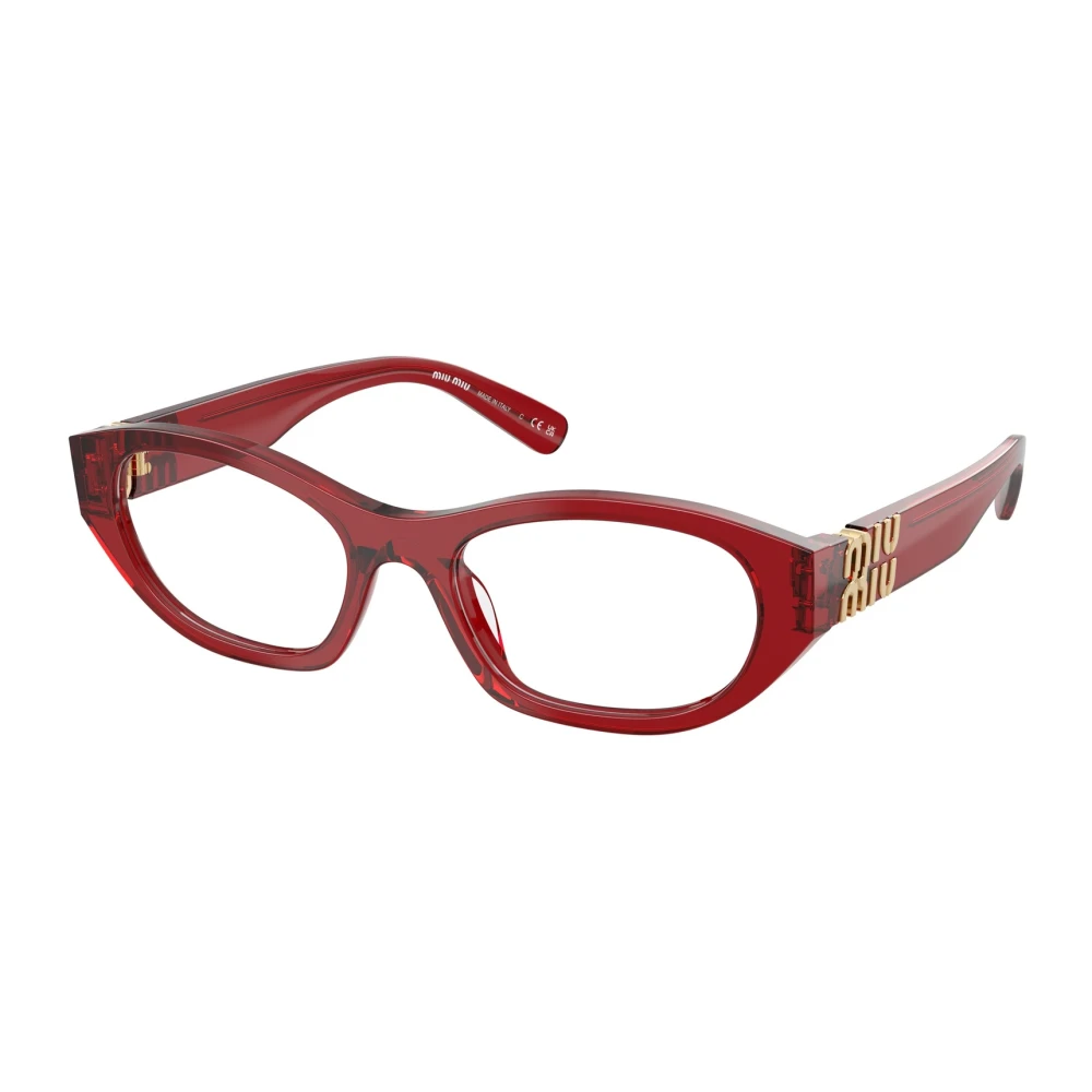 Miu Miu Transparent Woman Mu 03Wv 25M1o1 Optical Frames Acetate Violet Geometric Normal - Image 2