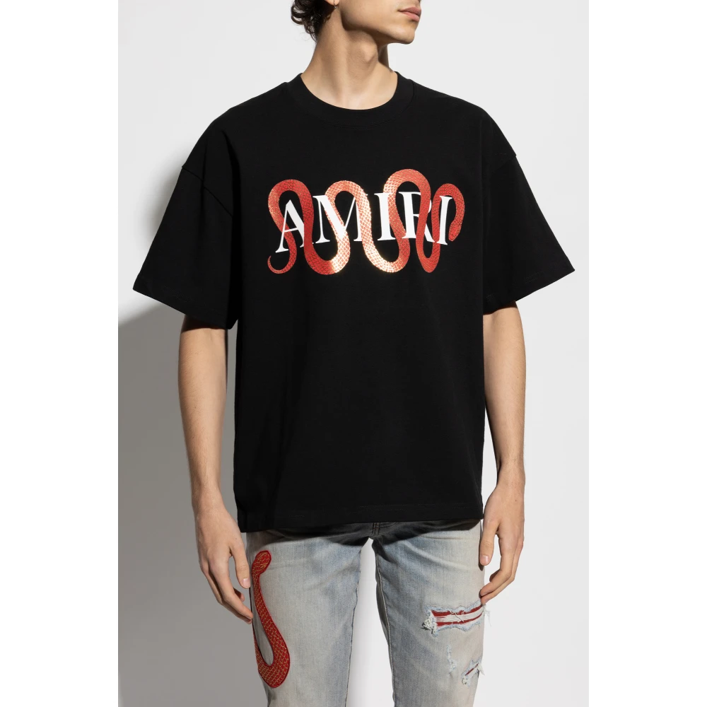 Amiri T-shirt met print Black Heren