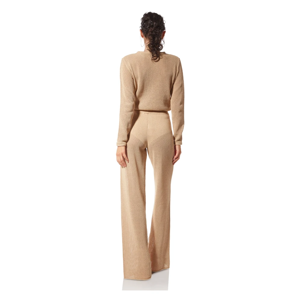 MVP wardrobe Cambria Gebreide Kleding Beige Dames